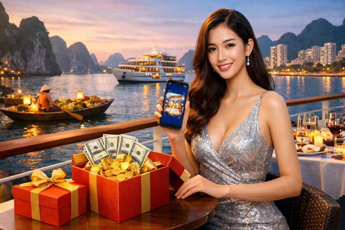 Người dùng trải nghiệm cá cược di động tại Hạ Long Bay với giao diện tiếng Việt tối ưu